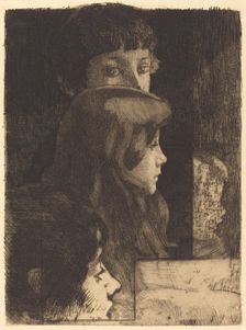 A Family (Une famille), 1890. Creator: Paul Albert Besnard