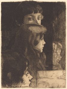 A Family (Une famille), 1890. Creator: Paul Albert Besnard