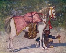 A Famous Led Horse in the Retinue of the Rao of Cutch 1903. Artist: Mortimer L Menpes