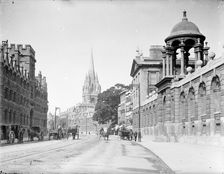 A famous view down the High Street, Oxford, Oxfordshire, 1895. Creator: Henry Taunt