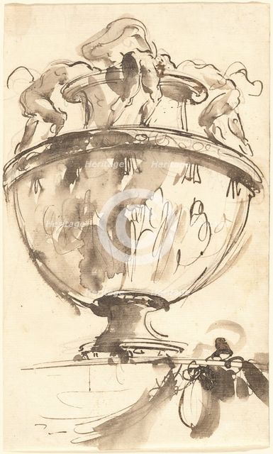 A Fantastic Vase, 1746/1747. Creator: Giovanni Battista Piranesi.