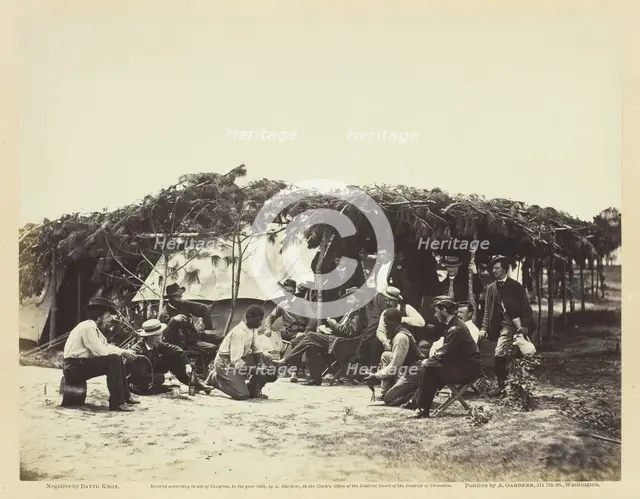 A Fancy Group, in Front of Petersburg, August 1864. Creator: David Knox.