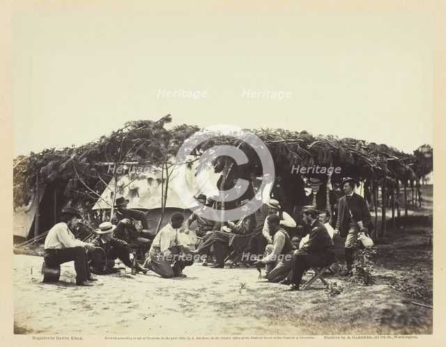 A Fancy Group, in Front of Petersburg, August 1864. Creator: David Knox.