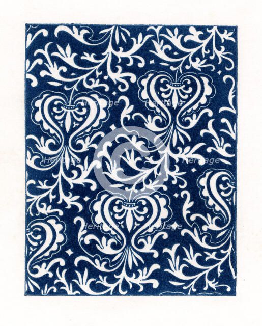 A fabric pattern., 1843 Artist: Unknown
