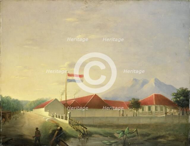A Factory on Jawa, 1851. Creator: Herman Theodorus Hesselaar.