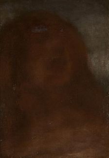 A fair beauty - head of a woman, 1870-1912. Creator: Matthijs Maris