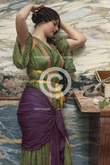 A Fair Reflection, 1915. Artist: Godward, John William (1861–1922)