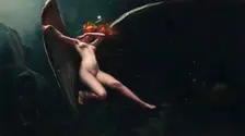 A Fairy Under Starry Skies