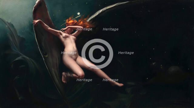 A Fairy Under Starry Skies, .