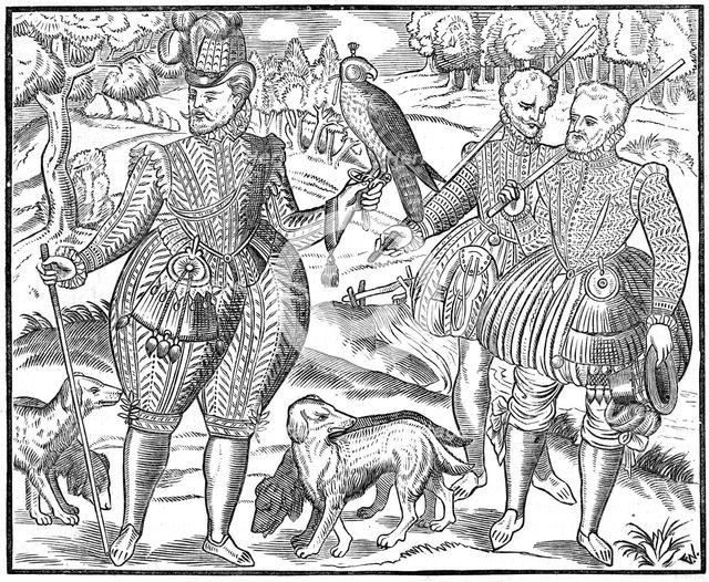 A falconer, 1611. Artist: Unknown