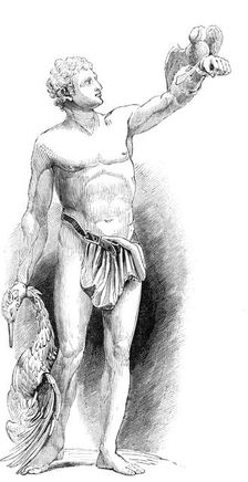 A falconer, 1844. Creator: Unknown