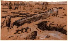 A Fallen Tree, c1914. Creator: Christopher Williams