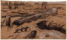 A Fallen Tree, c1914. Creator: Christopher Williams