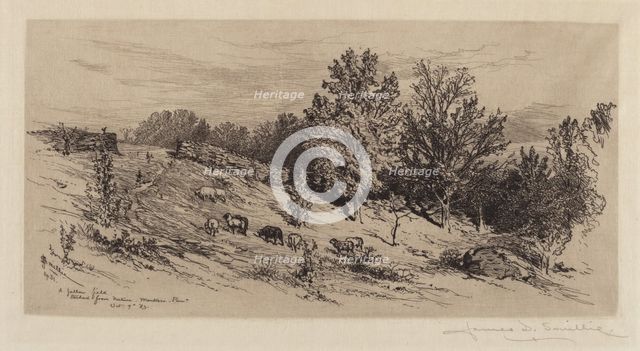 A Fallow Field, 1883. Creator: James David Smillie.