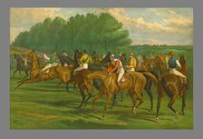 A False Start - Derby 1883. Creator: John Sturgess