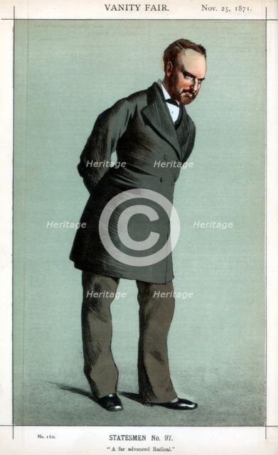 'A far advanced Radical', 1871.Artist: Coide