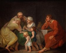 A farewell scene. Creator: Abildgaard, Nicolai Abraham (1743-1809)