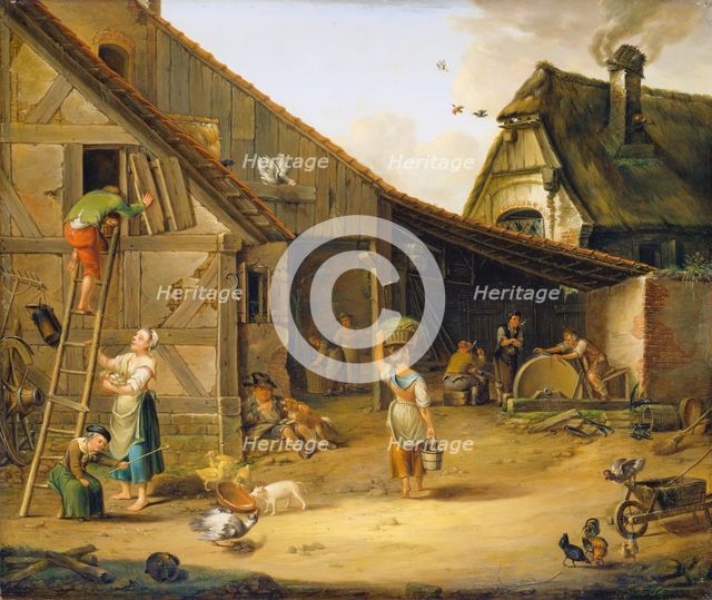 A Farm, 1794. Creator: Johann Ludwig Ernst Morgenstern.