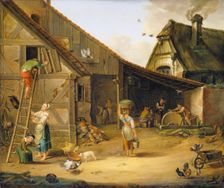 A Farm, 1794. Creator: Johann Ludwig Ernst Morgenstern
