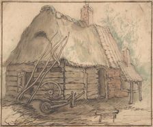 A Farm Building, late 16th-mid-17th century. Creator: In the manner of Abraham Bloemaert