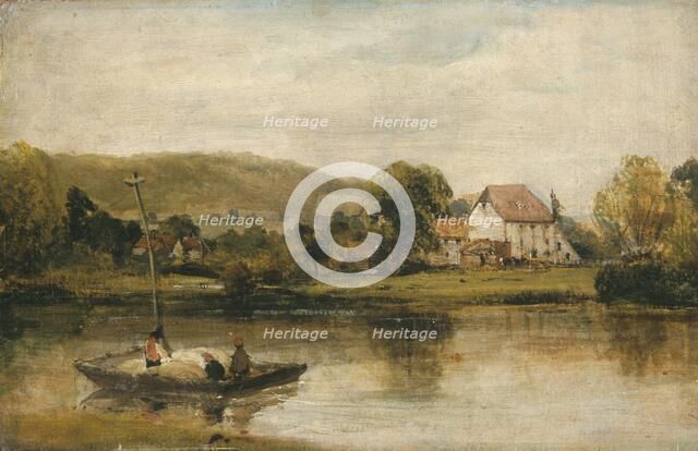 'A farm in Normandy', 1821-1828. Artist: Richard Parkes Bonington.