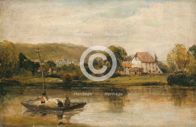 'A farm in Normandy', 1821-1828. Creator: Richard Parkes Bonington.