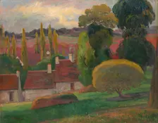 A Farm in Brittany, ca. 1894. Creator: Paul Gauguin