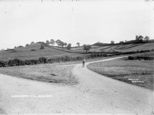 A farm labourer walking to work near Hellidon, Northamptonshire, c1873-c1923. Artist: Alfred Newton & Sons