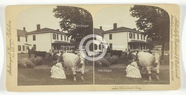 A Farmer's Life for Me, 1894. Creator: Underwood & Underwood.