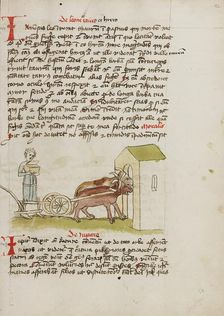 A Farmer with an Open Treasure Chest; Fables, third quarter of 15th century. Creator: Unknown