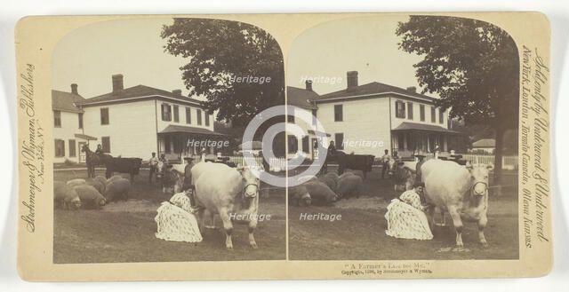 A Farmer's Life for Me, 1894. Creator: Underwood & Underwood.