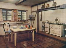 A farmhouse kitchen redesigned by Mrs. Darcy Braddell, London 1936