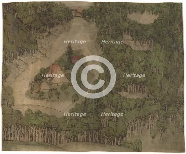 A Farmstead in a Wood, 1500/1510. Creator: Unknown.