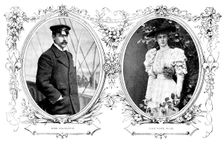 A Fashionable Wedding: Lord Wolverton and Lady Edith Ward, 1895. Creator: Carl Hentschel