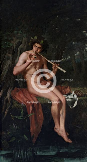 A Faun, 1870. Creator: Francisco Jover y Casanova.