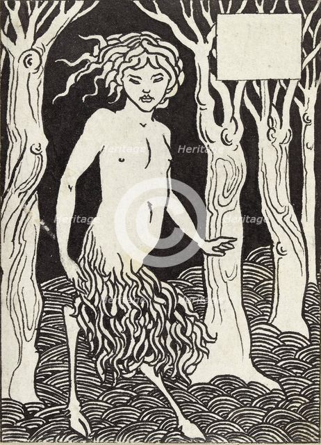 A Faun, 1880s. Artist: Aubrey Beardsley.