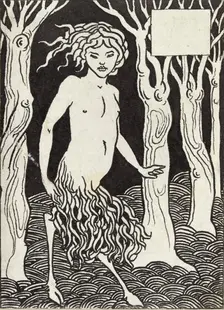 A Faun, 1880s. Artist: Aubrey Beardsley