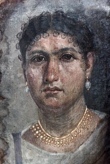 A Fayum portrait of Aline, also known as Ténos, 1st century