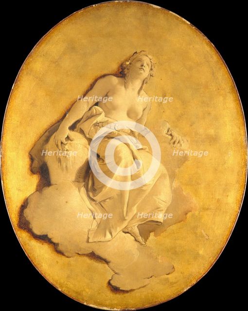 A Female Allegorical Figure, 1740-50. Creator: Giovanni Battista Tiepolo.