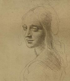 A female head, c1472-c1519 (1883), Artist: Leonardo da Vinci