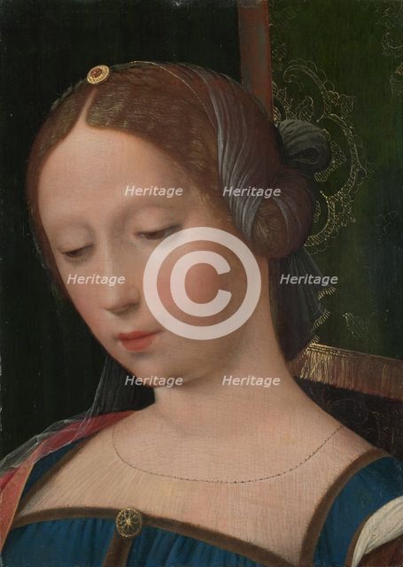 A Female Head, Mid of 16th cen.. Artist: Master of the Female Half-Lengths, (Workshop)  