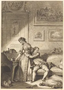 A femme avare, galant escroc. Creators: Antoine Jean Duclos, Jacques Aliamet