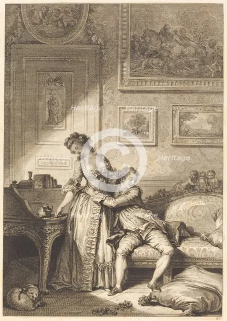 A femme avare, galant escroc. Creators: Antoine Jean Duclos, Jacques Aliamet.