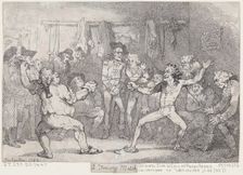 A Fencing Match, December 29, 1788., December 29, 1788. Creator: Thomas Rowlandson