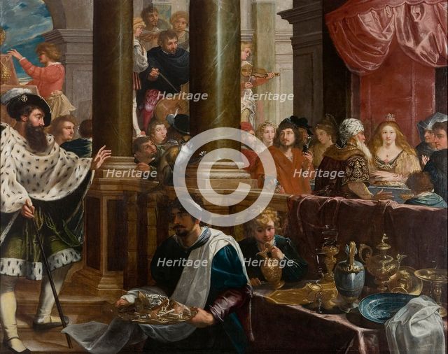 A Feast;A Banquet, 1622. Creator: Isaac Isaacsz.