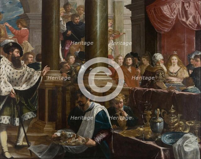 A Feast;A Banquet, 1622. Creator: Isaac Isaacsz.