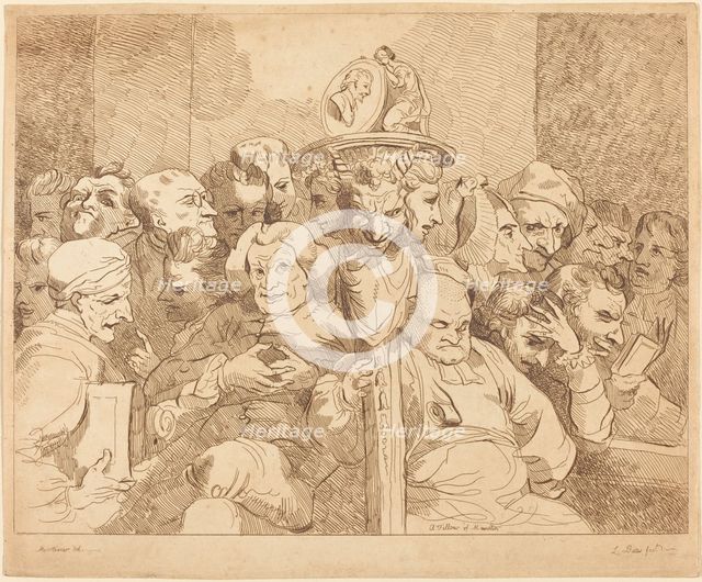 A Fellow of Maudlin, 1784. Creator: Lydia Bates.