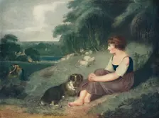 A Fern-Cutter's Child c1800, (1925). Artist: Robert Mitchell Meadows