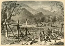 A Ferry on the French Broad 1872. Creator: John Karst