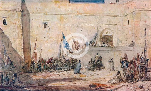 'A Festival Day', c1910. Artist: Marius Bauer.